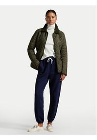 Polo Ralph Lauren Kurtka przejściowa 211965336001 Zielony Straight Fit. Typ kołnierza: polo. Kolor: zielony. Materiał: syntetyk