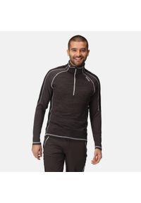 Regatta - Polar turystyczny męski Hepley lekki. Kolor: szary, wielokolorowy, brązowy. Materiał: poliester, elastan. Sport: turystyka piesza #1