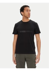 Parajumpers T-Shirt Space 25SMPMTSXF05 Czarny Regular Fit. Kolor: czarny. Materiał: bawełna