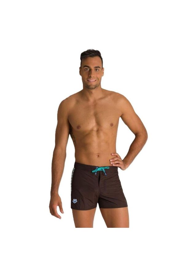 Szorty męskie kąpielówki spodenki kąpielowe na basen plażę Arena X-Short. Kolor: brązowy