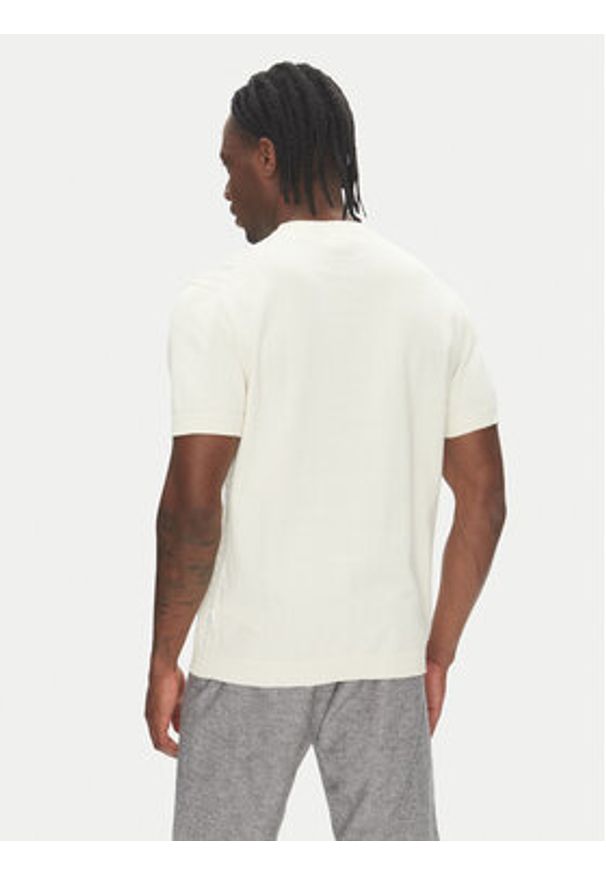 Lindbergh Sweter 30-804115 Écru Slim Fit. Materiał: bawełna