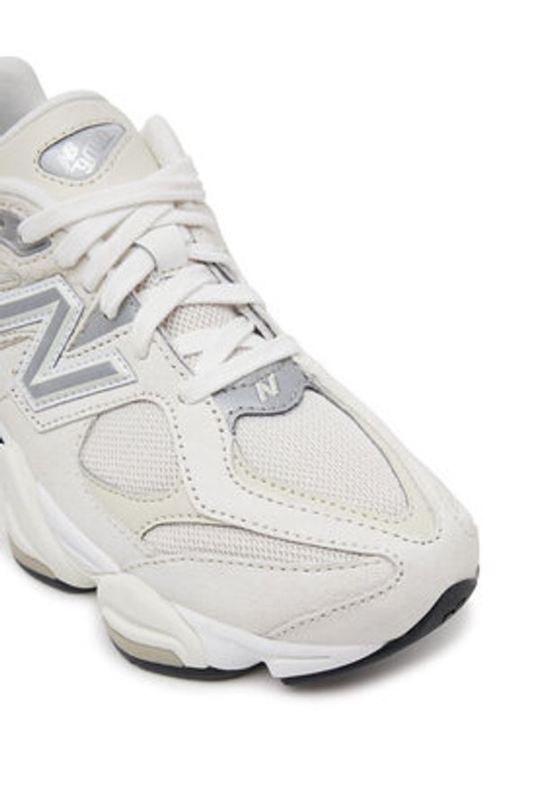 New Balance Sneakersy U9060WHT Beżowy. Kolor: beżowy. Materiał: skóra, zamsz