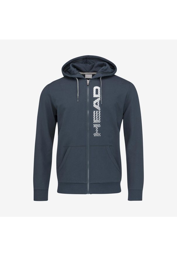 Head - Bluza z kapturem męska Club Fynn. Typ kołnierza: kaptur. Kolor: niebieski. Materiał: bawełna, poliester, materiał, tkanina. Styl: sportowy