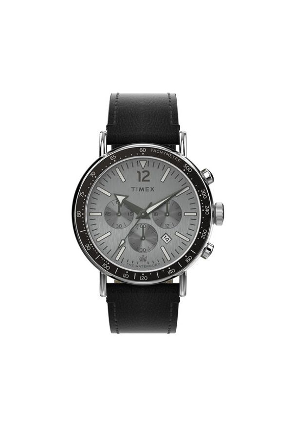 Timex Zegarek Waterbury Standard TW2W47400 Czarny. Kolor: czarny