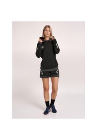 Damska bluza z kapturem Hummel hmlLEAD poly. Typ kołnierza: kaptur. Kolor: czarny. Sport: fitness, bieganie