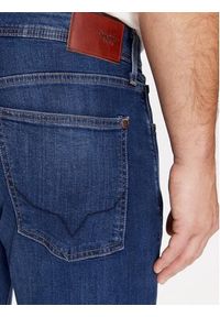 Pepe Jeans Jeansy Tapered PM207390CT4 Granatowy Tapered Leg. Kolor: niebieski