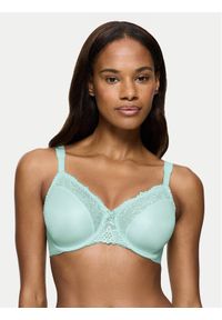 Triumph Biustonosz z fiszbiną Ladyform Soft W X 10166306 Niebieski. Kolor: niebieski. Materiał: syntetyk