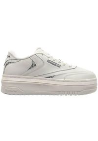 Buty do chodzenia damskie Reebok Club C Extra. Zapięcie: sznurówki. Kolor: biały. Materiał: tkanina, materiał, skóra, syntetyk. Szerokość cholewki: normalna. Model: Reebok Club. Sport: turystyka piesza