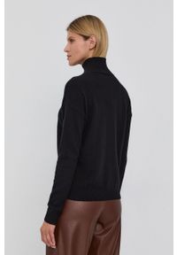 Pinko - Sweter wełniany. Okazja: na co dzień. Kolor: czarny. Materiał: wełna. Długość rękawa: długi rękaw. Długość: długie. Wzór: aplikacja. Styl: casual #5