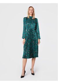 Nissa Sukienka koktajlowa RZ13357 Zielony Regular Fit. Kolor: zielony. Materiał: syntetyk. Styl: wizytowy #3