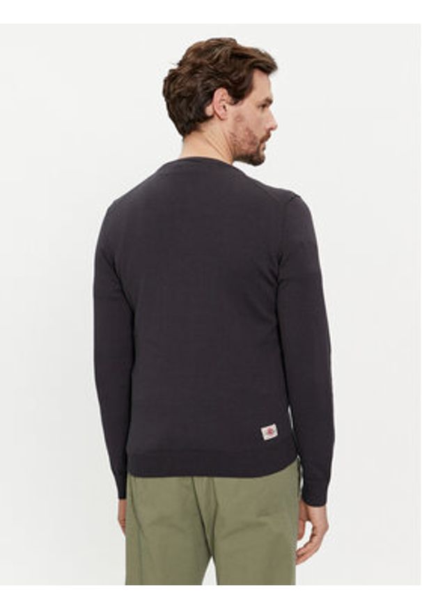 Aeronautica Militare Sweter 241MA1488L506 Szary Slim Fit. Kolor: szary. Materiał: bawełna