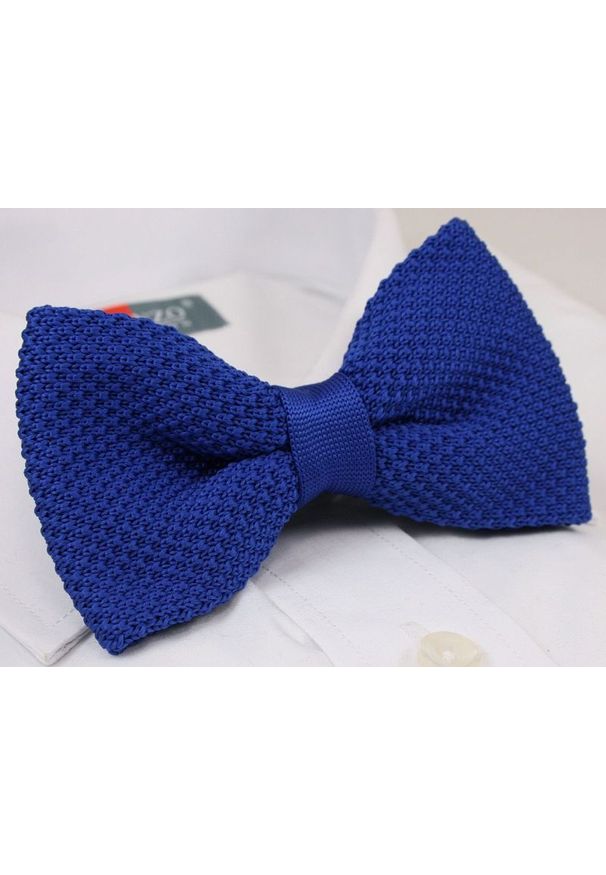 Mucha Typu Knit - Alties - Niebieska. Kolor: niebieski. Materiał: dziergany, tkanina. Styl: sportowy, elegancki