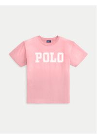 Polo Ralph Lauren T-Shirt 211935591002 Różowy Regular Fit. Typ kołnierza: polo. Kolor: różowy. Materiał: bawełna #2