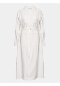Silvian Heach Sukienka koszulowa GPP23325VE Biały Regular Fit. Kolor: biały. Materiał: wiskoza. Typ sukienki: koszulowe #6