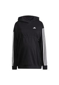 Bluza turystyczna damska Adidas Maternity. Kolor: czarny, biały, wielokolorowy. Materiał: elastan, poliester, bawełna. Sport: fitness
