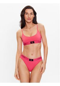 Calvin Klein Underwear Biustonosz top 000QF7245E Różowy. Kolor: różowy. Materiał: syntetyk