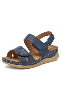 Clara Barson Sandały WFA3741-1 Granatowy. Kolor: niebieski. Materiał: syntetyk, materiał #3