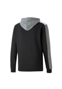 Puma - Bluza Z Kapturem Męska Blok Kolorystyczny Essential. Typ kołnierza: kaptur. Kolor: wielokolorowy, czarny, szary