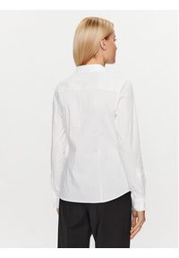 BOSS - Boss Koszula 50490772 Biały Slim Fit. Kolor: biały. Materiał: bawełna #5