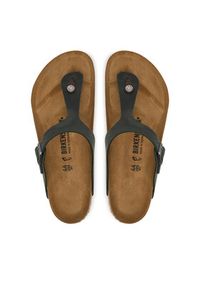 Birkenstock Japonki Gizeh 1032738 Zielony ciemny. Kolor: zielony. Materiał: skóra #4