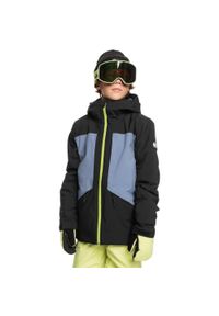 Quiksilver - Kurtka śnieżna dla Chłopcy AMBITION Czarny. Kolor: czarny. Materiał: poliester. Sezon: zima. Sport: narciarstwo