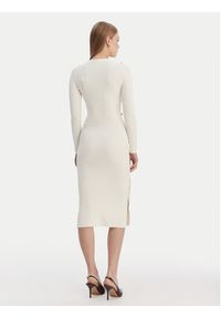 Guess Sukienka dzianinowa W6RK06 Z2YJ2 Écru Regular Fit. Materiał: wiskoza #3