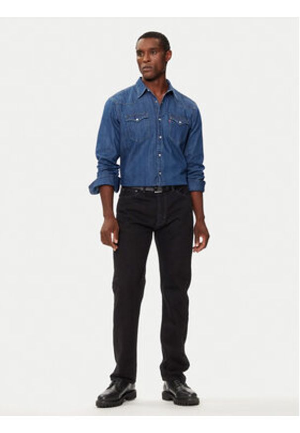 Levi's® Jeansy 505™ 00505-0260 Czarny Regular Fit. Kolor: czarny