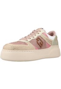 Liu Jo - Kapcie LIU-JO TAMI 02 Rose. Kolor: różowy. Materiał: syntetyk, tkanina, skóra. Styl: sportowy