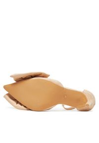 DeeZee Szpilki HT6176-57 Beżowy. Kolor: beżowy. Materiał: materiał. Obcas: na szpilce