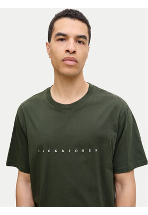 Jack & Jones T-Shirt Star 12234746 Zielony Relaxed Fit. Kolor: zielony. Materiał: bawełna