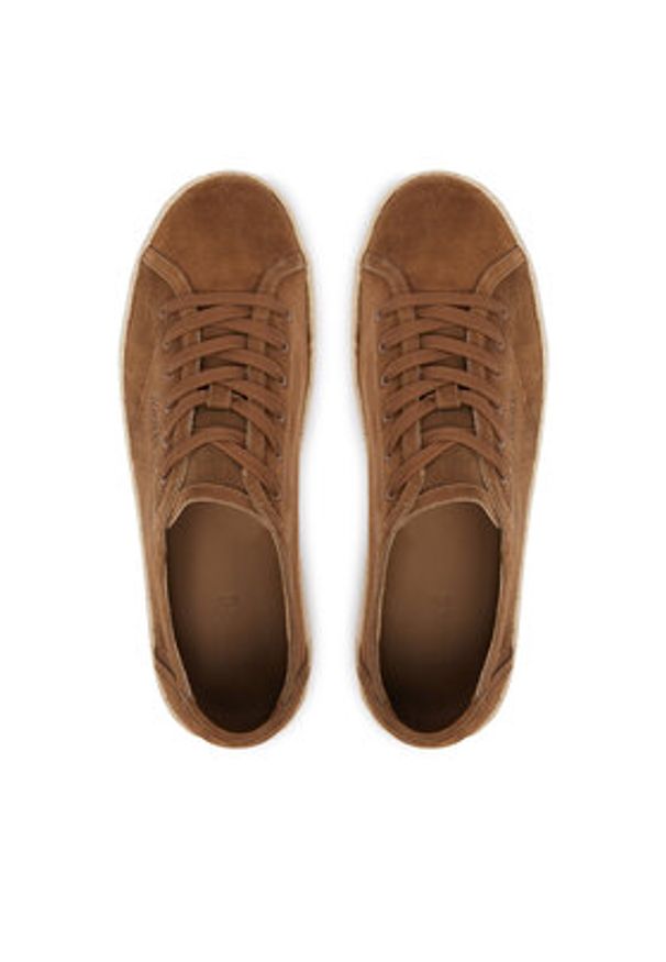 Guess Espadryle FMJMAL SUE12 Brązowy. Kolor: brązowy. Materiał: zamsz, skóra