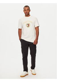 Tommy Jeans T-Shirt DM0DM19690 Biały Regular Fit. Kolor: biały. Materiał: bawełna