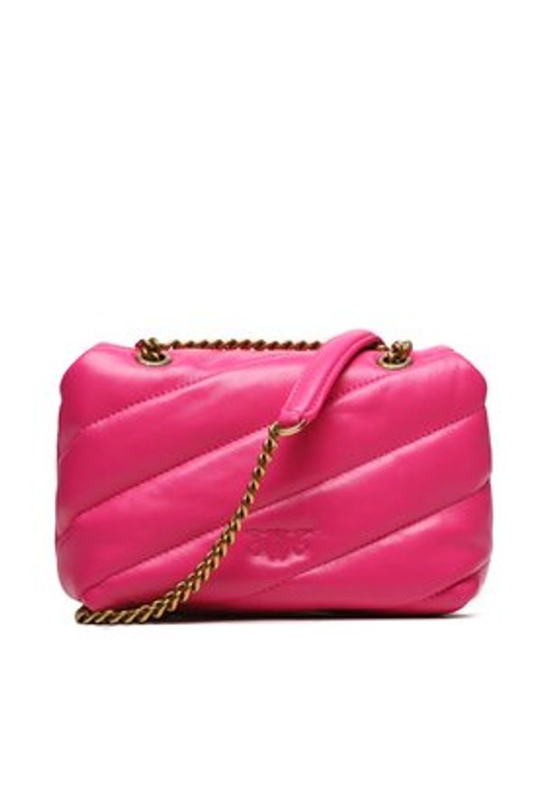 Pinko Torebka Love Baby Puff C. AI 23-24 PLTT 100040 A0F2 Różowy. Kolor: różowy. Materiał: skórzane