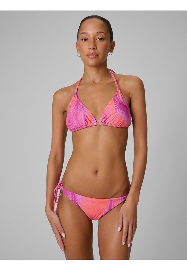 4f - 4F Góra od bikini damska - multikolor M. Kolor: wielokolorowy. Materiał: materiał