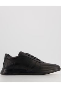 Venezia - SPORTOWE BUTY MĘSKIE 261 BLACK. Materiał: syntetyk, skóra #1