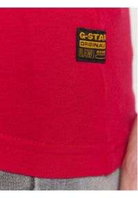 G-Star RAW - G-Star Raw T-Shirt Eyben Stripe D21314-4107-D305 Różowy Slim Fit. Kolor: różowy. Materiał: bawełna