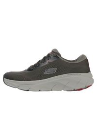 skechers - Buty do chodzenia męskie Skechers Dlux Walker 2.0. Kolor: zielony, wielokolorowy. Materiał: materiał, syntetyk. Szerokość cholewki: normalna. Sport: turystyka piesza