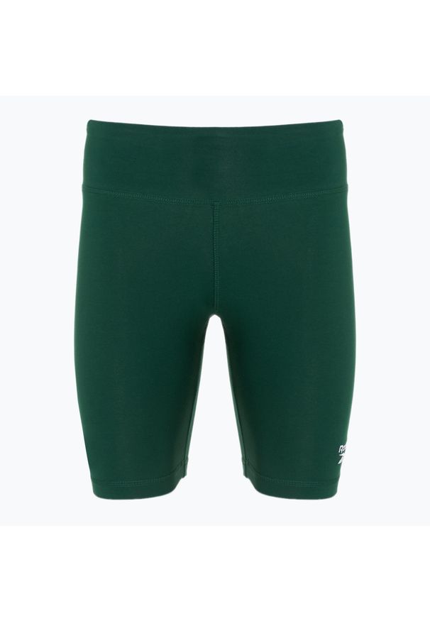 Reebok Fitness - Spodenki Reebok Lux Woven Short. Kolor: zielony. Sport: fitness