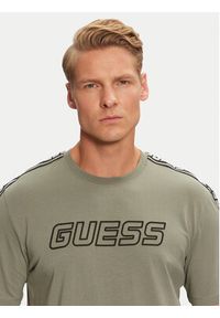 Guess T-Shirt Arlo Z4GI18 J1314 Zielony Regular Fit. Kolor: zielony. Materiał: bawełna