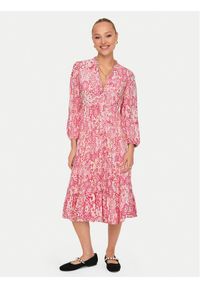 only - ONLY Sukienka codzienna Milana 15308233 Różowy Regular Fit. Okazja: na co dzień. Kolor: różowy. Materiał: wiskoza. Typ sukienki: proste. Styl: casual #1