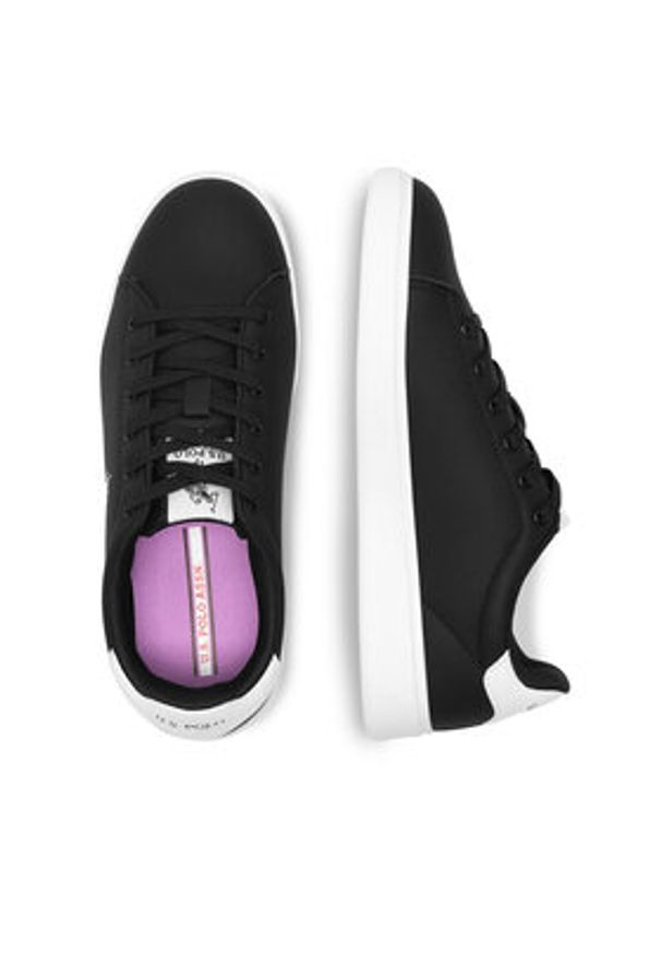 U.S. Polo Assn. Sneakersy MARLYN001 Czarny. Kolor: czarny. Materiał: skóra