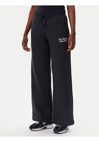New Balance Spodnie dresowe WP51954 Czarny Wide Leg. Kolor: czarny. Materiał: bawełna #1