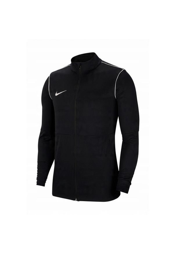 Nike - Męska Kurtka Dresowa Dry Park 20. Kolor: czarny. Materiał: dresówka. Sport: turystyka piesza