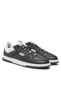 Hugo - HUGO Sneakersy Hadrian 50536201 Czarny. Kolor: czarny. Materiał: skóra