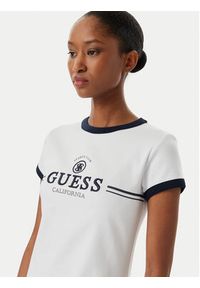 Guess Sukienka codzienna V6GK05 K2988 Biały Regular Fit. Okazja: na co dzień. Kolor: biały. Materiał: bawełna. Typ sukienki: proste. Styl: casual #3