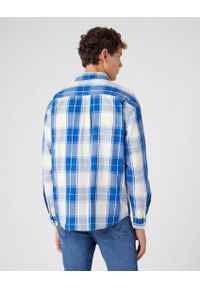 Wrangler - WRANGLER 1 PKT SHIRT MĘSKA KOSZULA MATERIAŁOWA W KRATĘ NAUTICAL W5D64MXV2 112330810. Materiał: materiał #3