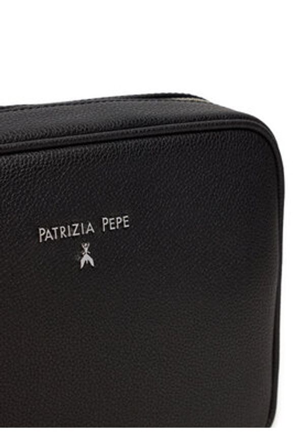 Patrizia Pepe Torebka 8B8985/L119-K103 Czarny. Kolor: czarny. Materiał: skórzane