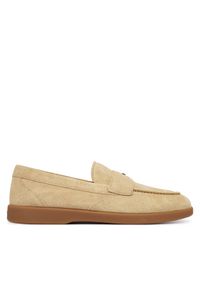 MICHAEL Michael Kors Mokasyny Wesley 42S6HUFS1S Brązowy. Kolor: brązowy. Materiał: skóra, zamsz #1