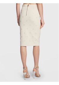 Pinko Spódnica ołówkowa 100144 A0HW Beżowy Slim Fit. Kolor: beżowy. Materiał: wiskoza #5
