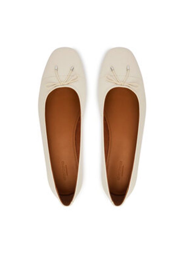 Vagabond Shoemakers Baleriny Jolin 5508-101-02 Écru. Materiał: skóra